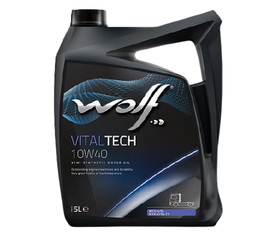 Моторное масло Wolf VitalTech 10W-40, 5л